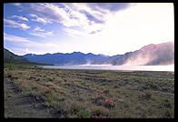 Kluane Lake.  Along the Alaska Highway in the Yukon.