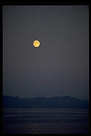 Moon from one ferry or another (Alaska Marine Highway?).