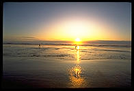 The Oregon coast. 