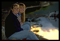 Ali and Michelle, Australians visiting Glacier National Park