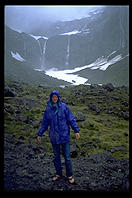 Here I am enjoying the typical (for 92/93) summer weather on the South Island