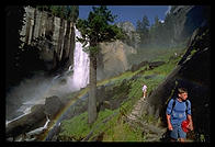 Vernal Falls (I think). Yosemite National Park, California.