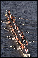 Head of the Charles Regatta, Sunday, October 18, 1998.  From the footbridge to Harvard Business School