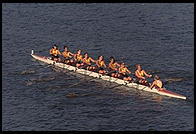 Head of the Charles Regatta, Sunday, October 18, 1998.  From the footbridge to Harvard Business School