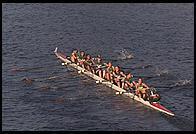 Head of the Charles Regatta, Sunday, October 18, 1998.  From the footbridge to Harvard Business School