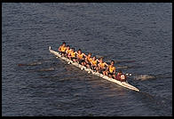 Head of the Charles Regatta, Sunday, October 18, 1998.  From the footbridge to Harvard Business School