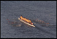 Head of the Charles Regatta, Sunday, October 18, 1998.  From the footbridge to Harvard Business School