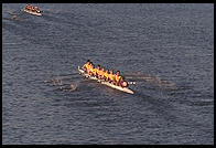 Head of the Charles Regatta, Sunday, October 18, 1998.  From the footbridge to Harvard Business School