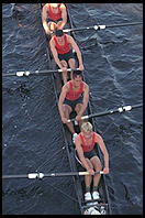 Head of the Charles Regatta, Sunday, October 18, 1998.  From the footbridge to Harvard Business School