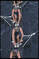 Head of the Charles Regatta, Sunday, October 18, 1998.  From the footbridge to Harvard Business School