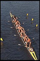 Head of the Charles Regatta, Sunday, October 18, 1998.  From the footbridge to Harvard Business School