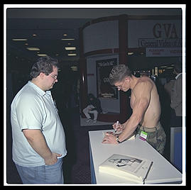 Autograph. Consumer Electronics Show. Las Vegas, Nevada. 1991